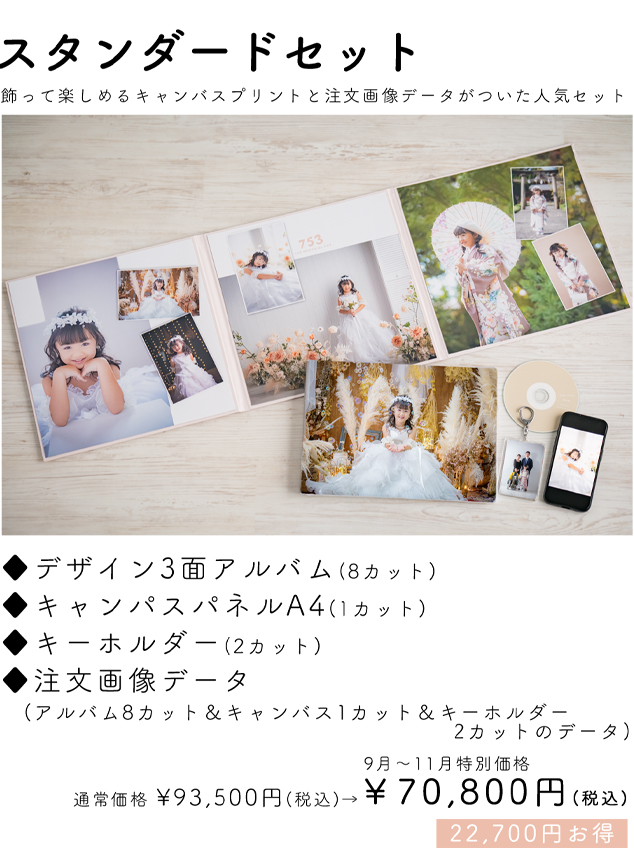 スタンダードセット 70,800円